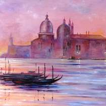 Лиловая Венеция. Моя новая картина, в г.Рим
