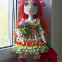Текстильная интерьерная кукла АЛЁНКА. Россия, в Тольятти