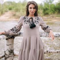 Платье в стиле Бохо с вышивкой, в Москве