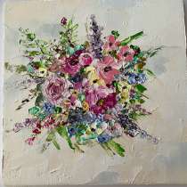 Картина маслом Цветы, в Москве