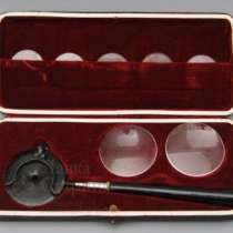 Офтальмоскоп в коробке с бархатом,Европа, в Москве