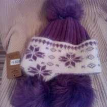 Зимняя шапка для девочки, в Москве
