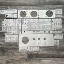 Шильдики, таблички подач и скоростей для станков 1к62, 16к20, в Уфе