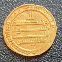 Золотая монета 816-года выпуска, в г.Zetea