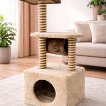 Игровой комплекс (домик) с когтеточкой для кошек, в Казани