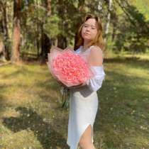 Букеты из атласных роз на заказ, в Кургане