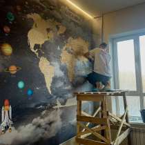 Поклейка обоев, в Аксае