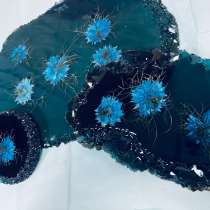 Поднос декоративный +подстаканники, в Москве