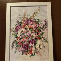 Картина маслом Букет, в Москве