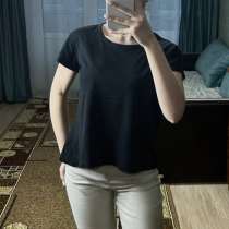 Футболка черная женская, размер S/M (44), в Ставрополе