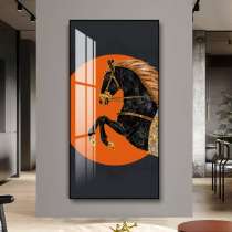 Horse glass Painting modern design custom home decor, в г.Фучжоу