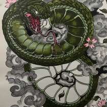 Эскиз тату, в Москве