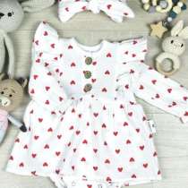 Платье Боди для новорожденных размер 56, в Лангепасе