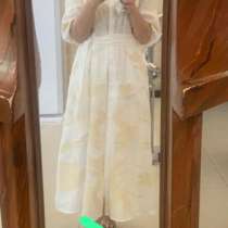 Льняное платье-халат, в Грозном