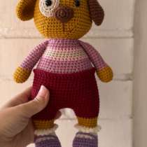 Вязаная игрушка Собачка, в Санкт-Петербурге